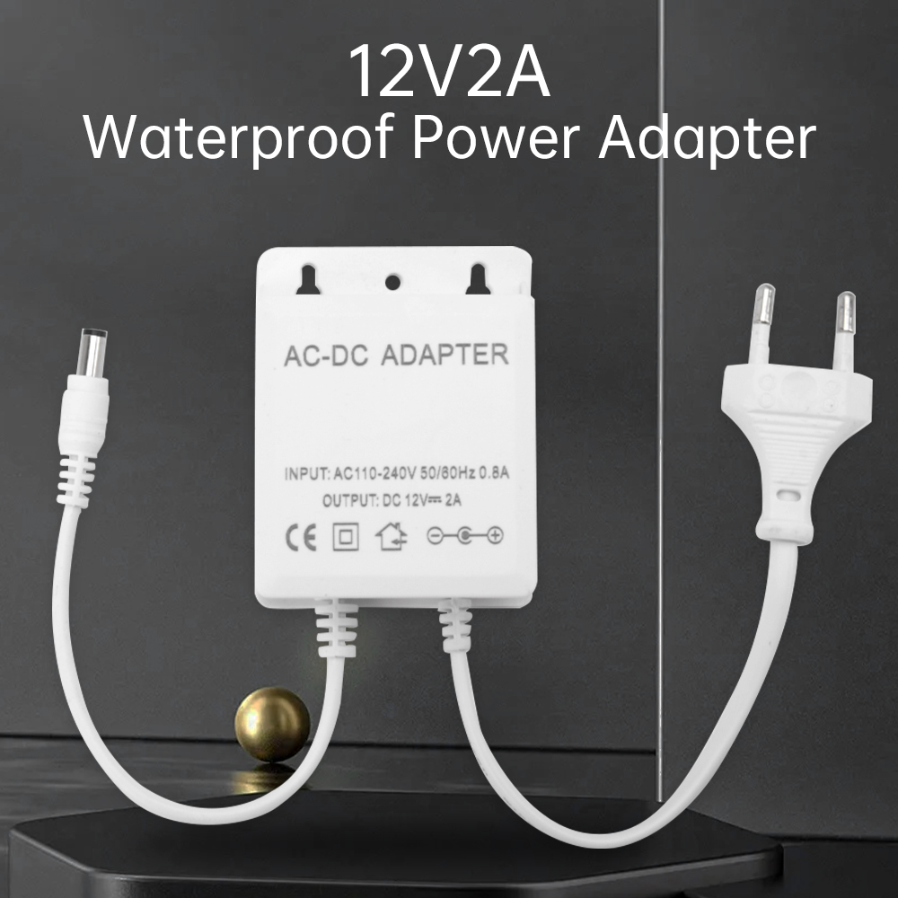 Home Security Camera - DC12V 2A EU Plug Adapter Security