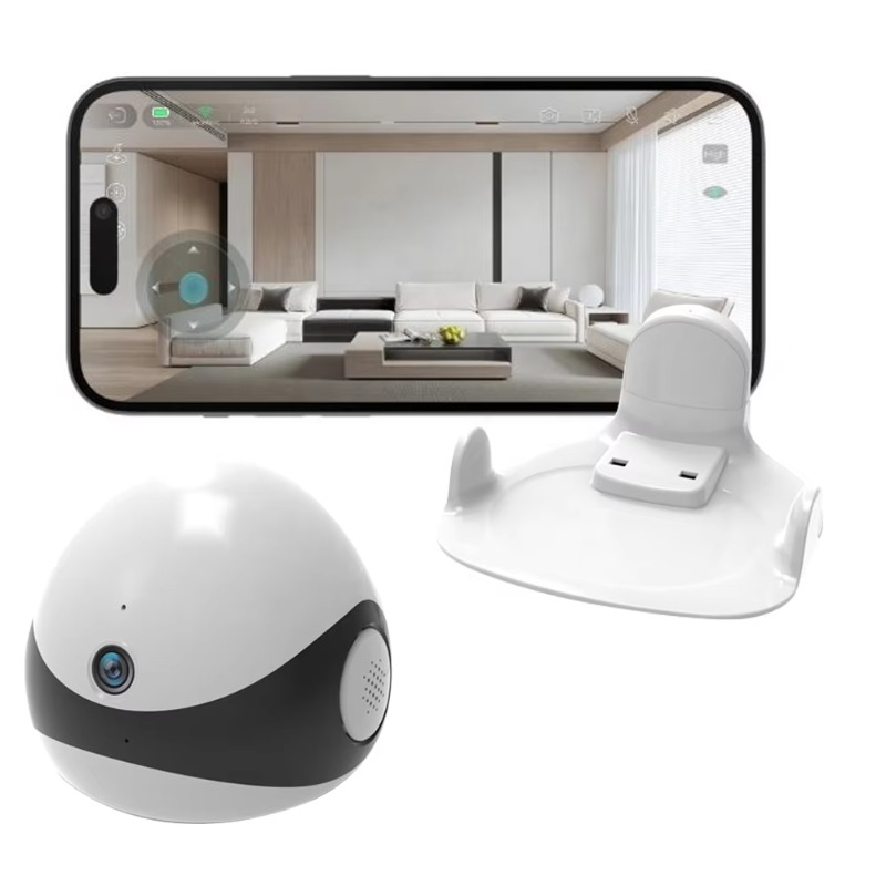 Home Security Camera Installation - Wireless 2K HD Mobile Pet Companion
