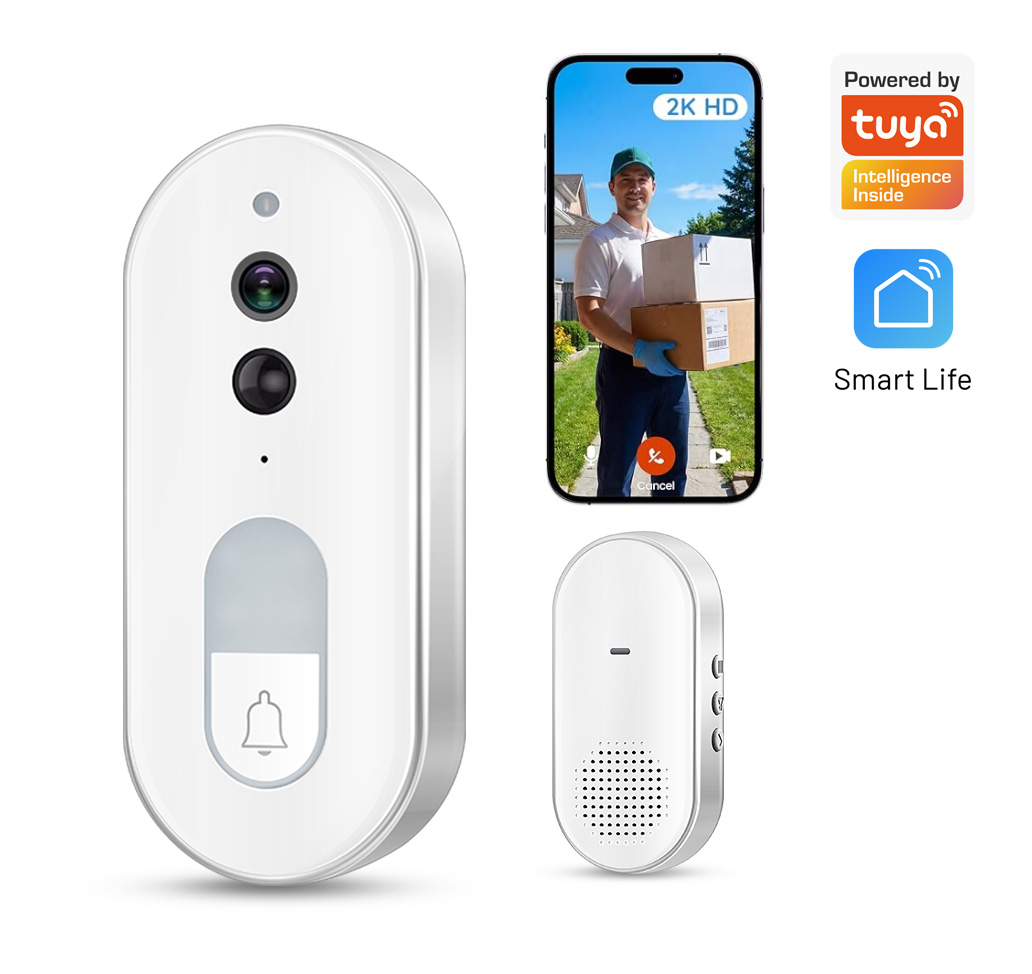 Home Security Technician - Tuya Smart Video Doorbell Wireless 1080P