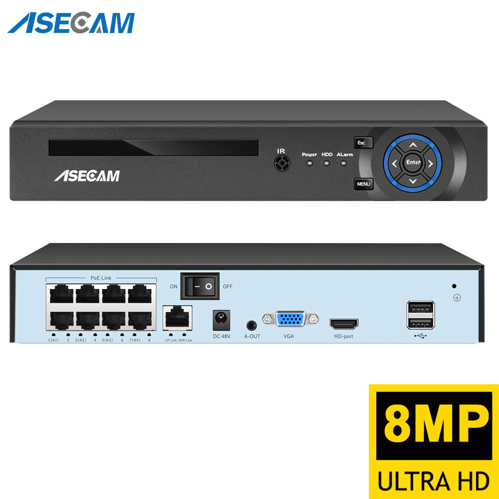 Home Security Camera - Super 8MP POE NVR Video Recorder
