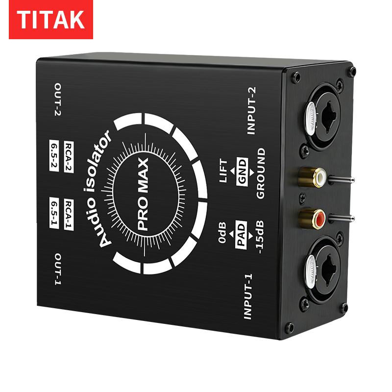 Home Security Fence - 3Pin XLR/RCA/TS/TRS Ground Loop Noise Isolator