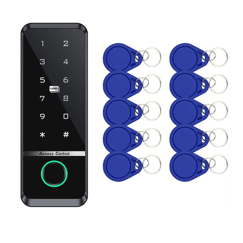 Home Security Lock System - ABGH-Tuya Smart Door Lock Fingerprint Access