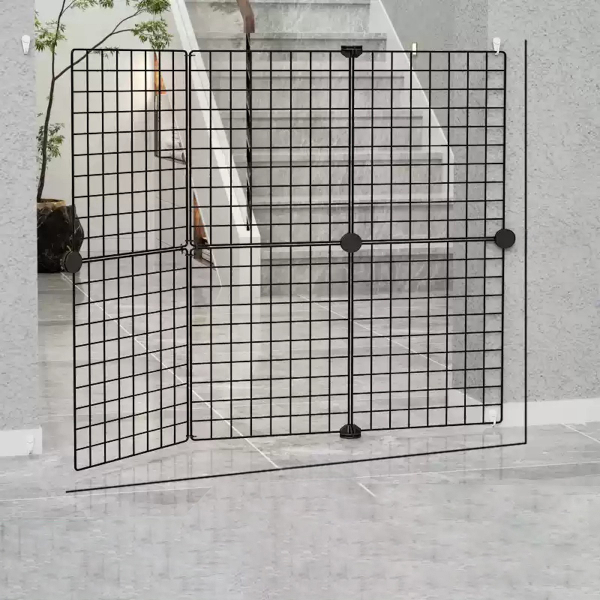 Home Security Fence - Pet Isolation Gate, Kitten Isolation Pen,
