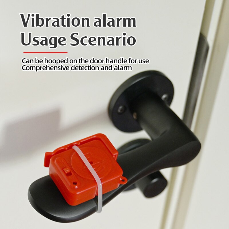 Home Security For Doors - KERUI Wireless Vibration Alarm Sensors 120dB