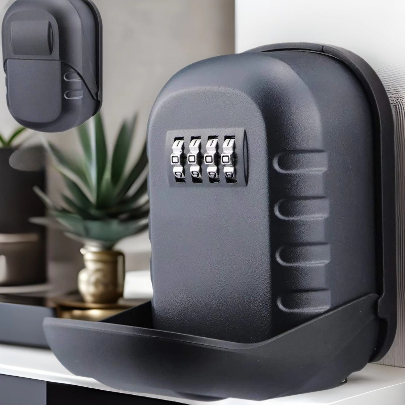 Wall-Mounted Metal Key Box Out - Home Security Key Box review and price