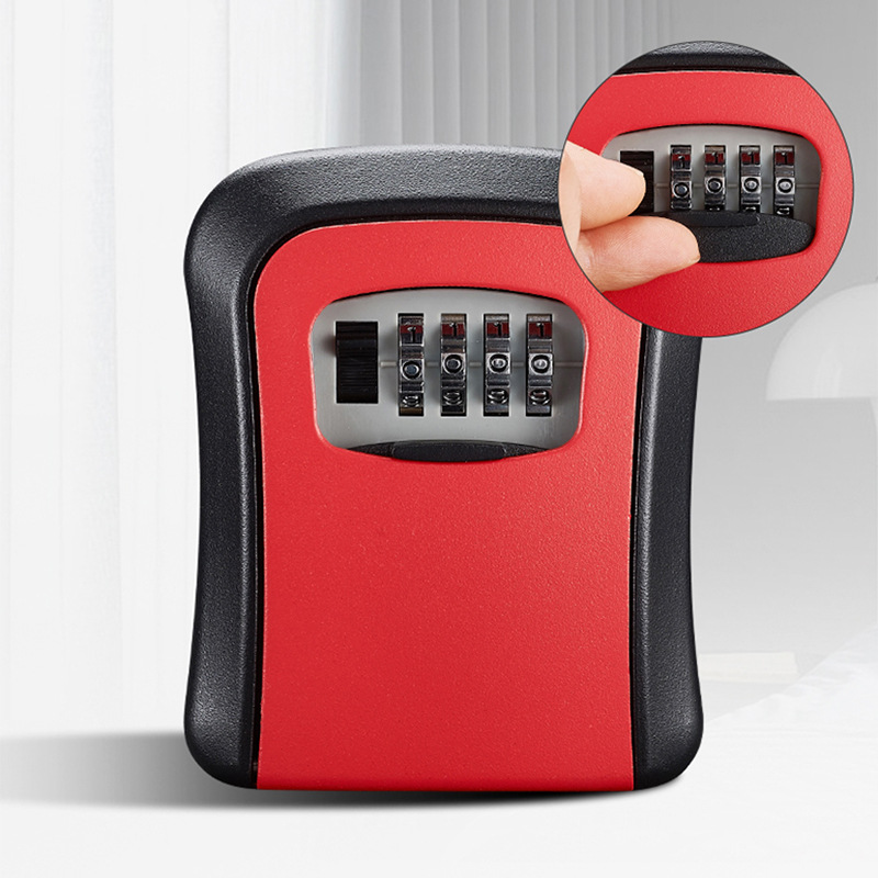 Wall Mount Key Lock Box 4 Digi - Home Security Key Box review and price