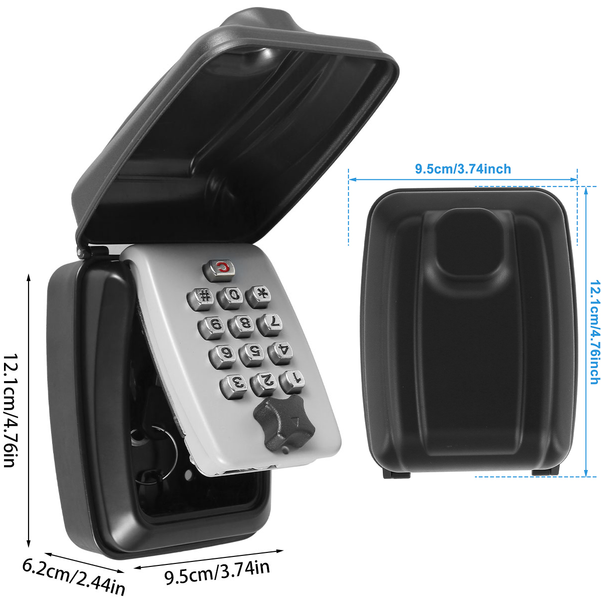 Key Lock Box Wall-Mount Secret - Home Security Key Box review and price