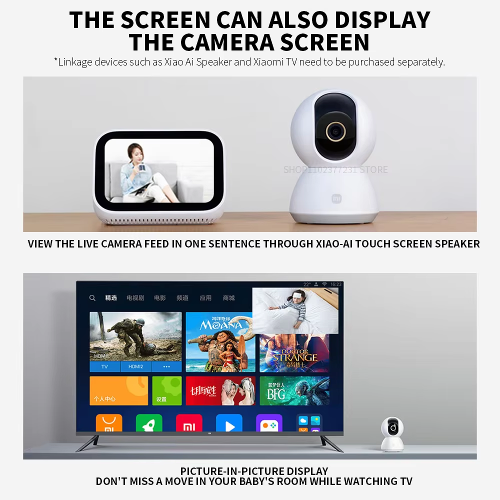 Original Xiaomi Smart Camera 2 - Home Security Camera Xiaomi Mi 360 review and price