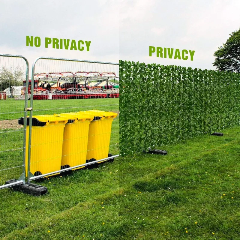 Artificial Leaf Privacy Fence  - Home Security Fence review and price