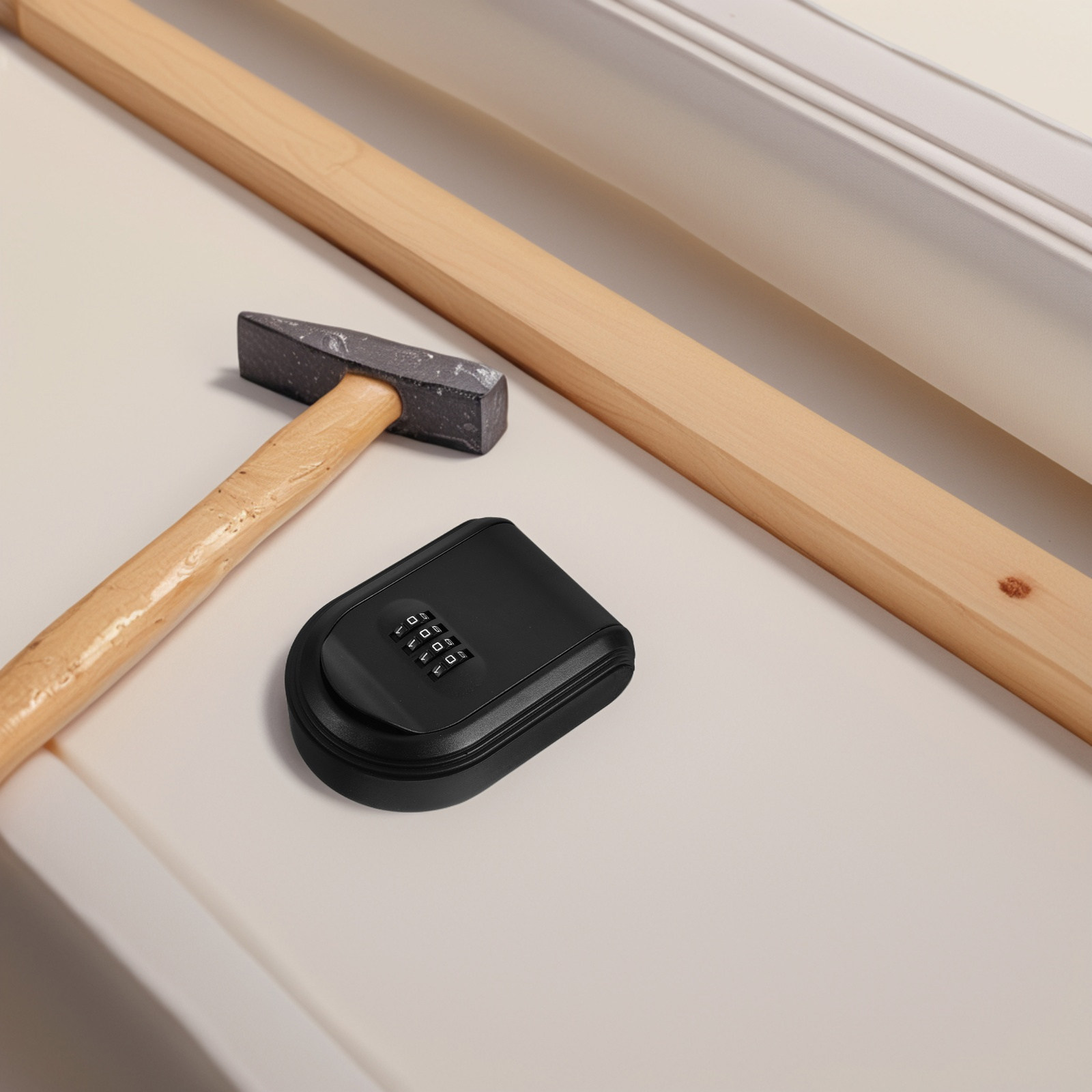 Wall Mounted Key Lock Box Blac - Home Security Key Box review and price