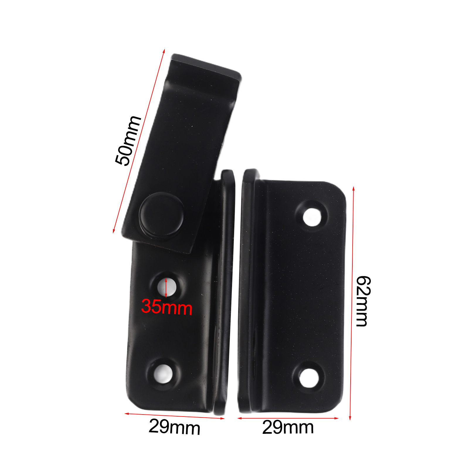 1Pc Black Stainless Steel Lock - Home Security For Doors review and price