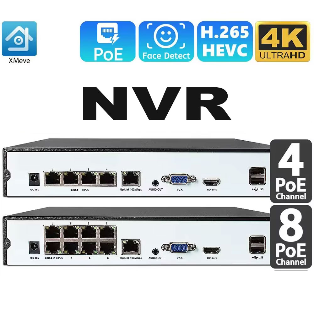 4CH 8CH 48v POE 4K NVR Onvif H - Home Security Camera review and price