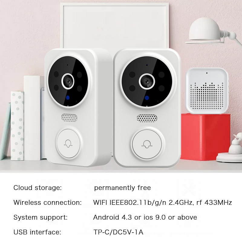 Tuya WIFI Doorbell Smart Home  - Home Security Cameras Wireless review and price