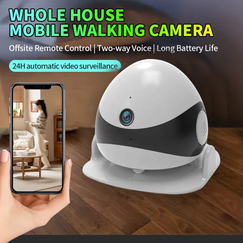 Wireless 2K HD Mobile Pet Comp - Home Security Camera Installation review and price