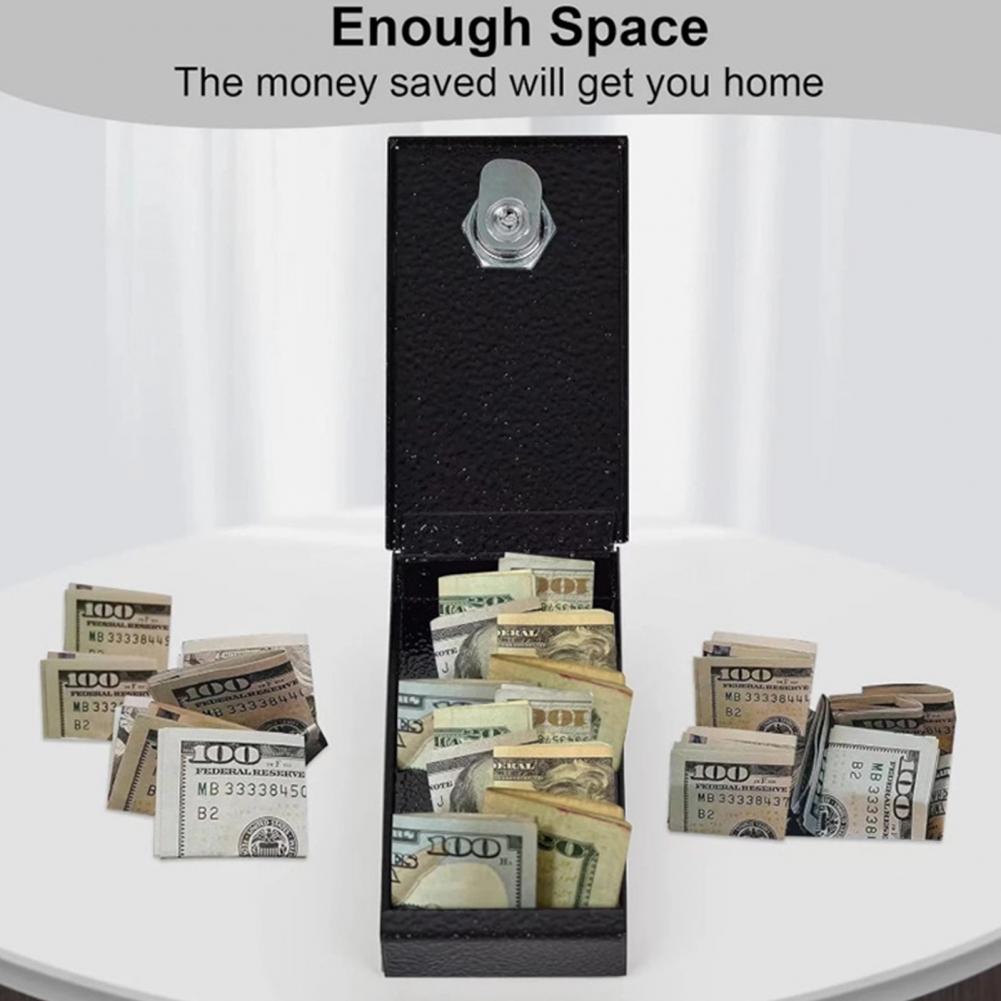 Metal Cash Box Portable Metal  - Home Security Key Box review and price