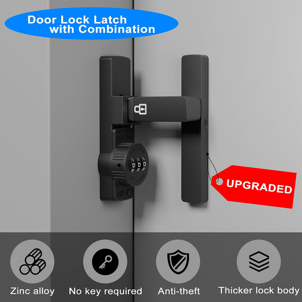 Security Barn Door Lock 3-Digi - Home Security For Doors review and price