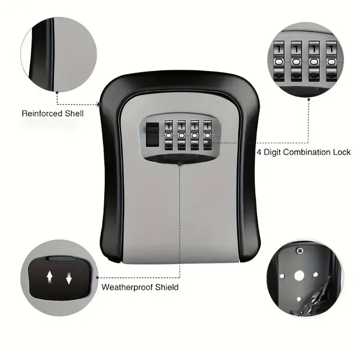 Waterproof Portable Combinatio - Home Security Key Box review and price
