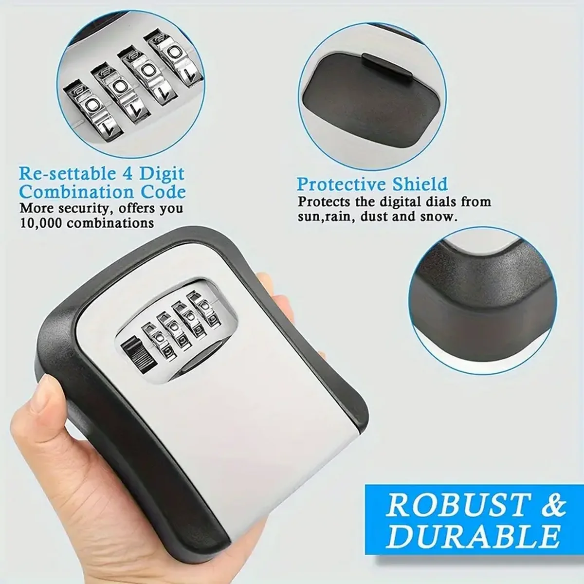 Waterproof Portable Combinatio - Home Security Key Box review and price