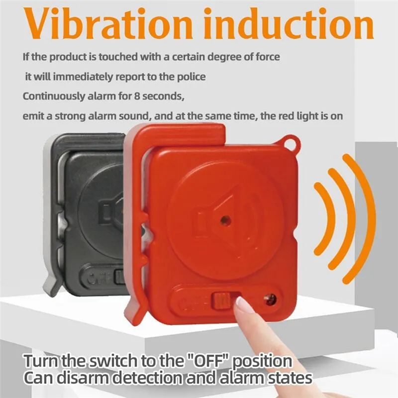 FULL-Vibration Alarm Sensors 1 - Home Security For Doors review and price