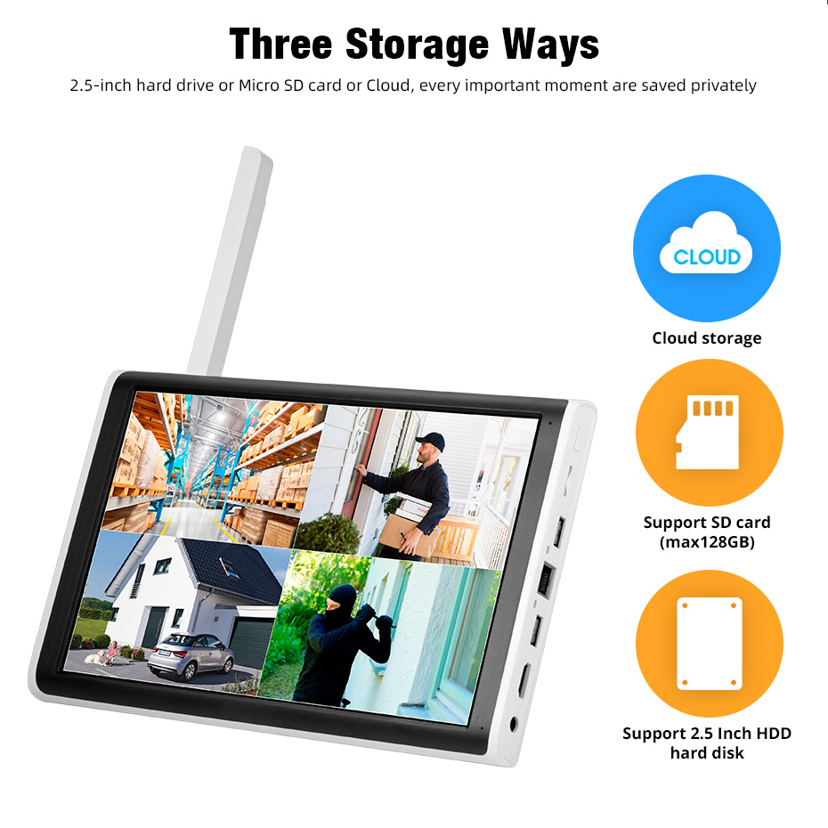 KERUI 2K 3K 4MP 8CH NVR WIFI O - Home Security Monitoring review and price