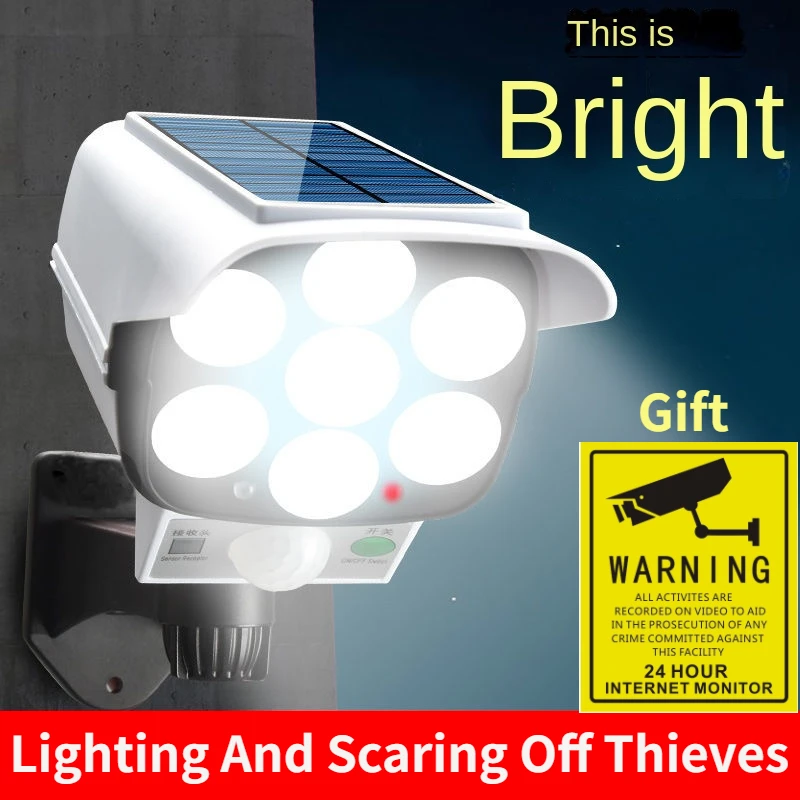 Outdoor Solar Light Motion Sen - Home Security Cameras Wireless review and price