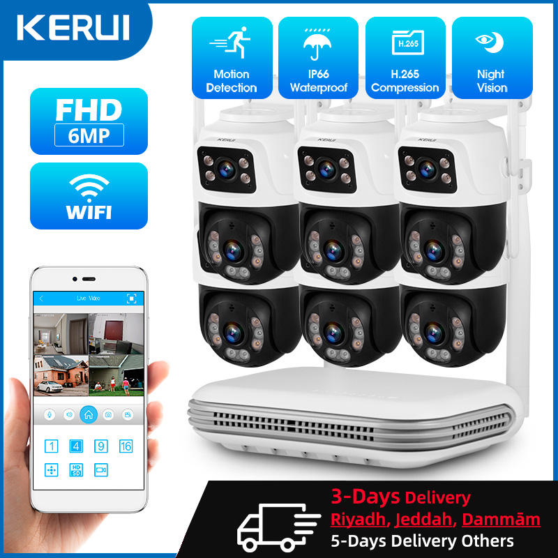 KERUI Waterproof 6MP HD Wirele - Home Security Cameras Wireless review and price