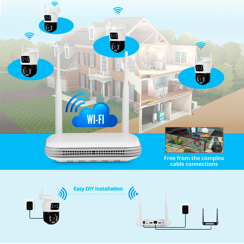 KERUI Waterproof 6MP HD Wirele - Home Security Cameras Wireless review and price