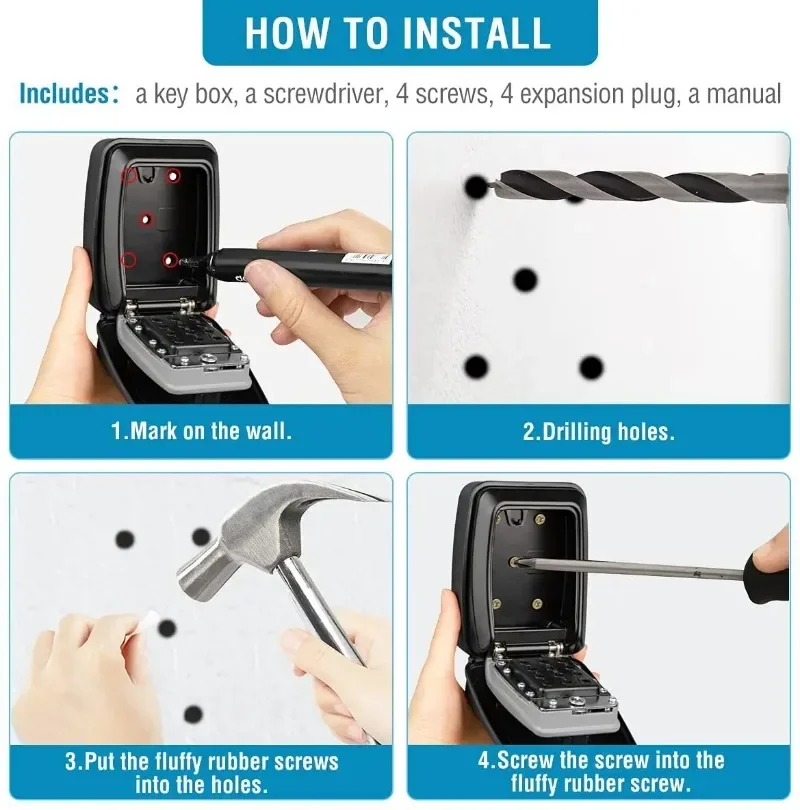 Password Key Lock Box Waterpro - Home Security Key Box review and price