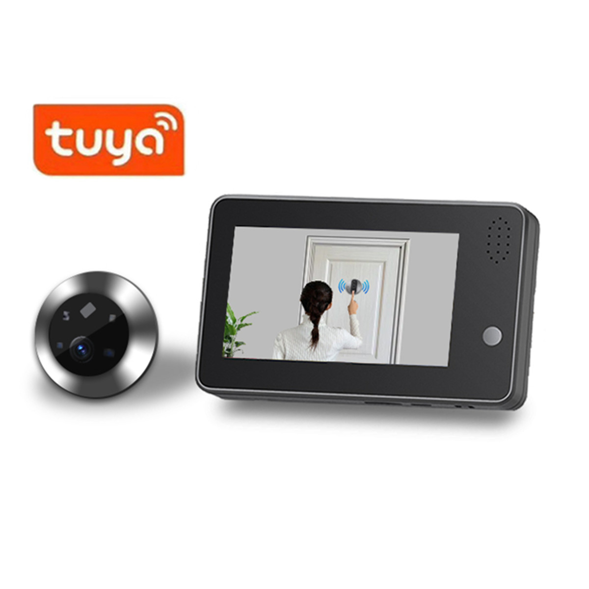 4.3inch Tuya Smartlife WiFi Do - Home Security Cameras Wireless review and price