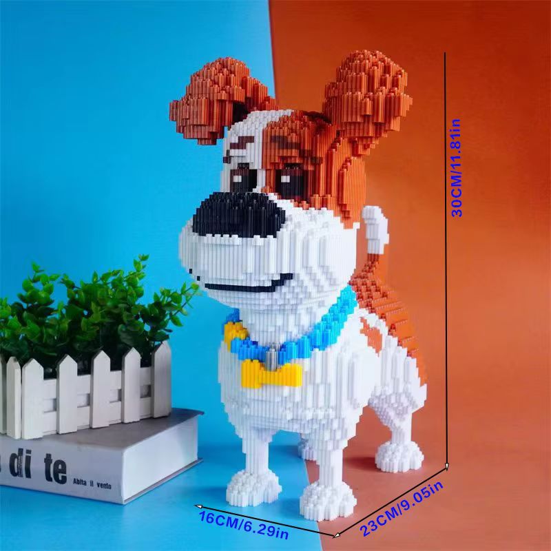 8000 Pcs Pet Dog Building Bloc - Home Security Game review and price