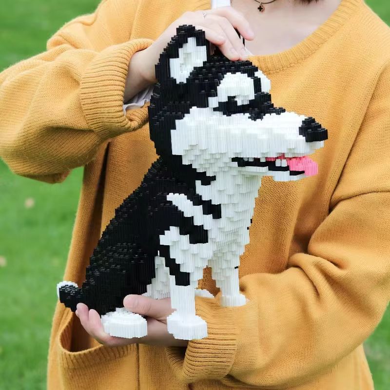 8000 Pcs Pet Dog Building Bloc - Home Security Game review and price
