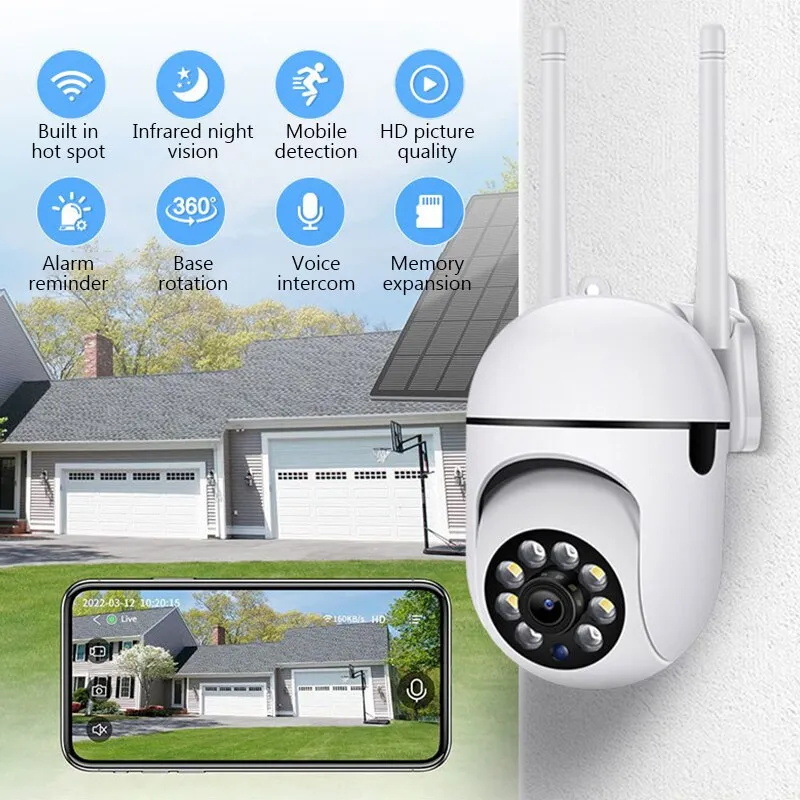 3MP 2.4G WiFi Camera Home PTZ  - Home Security Premium Eset review and price