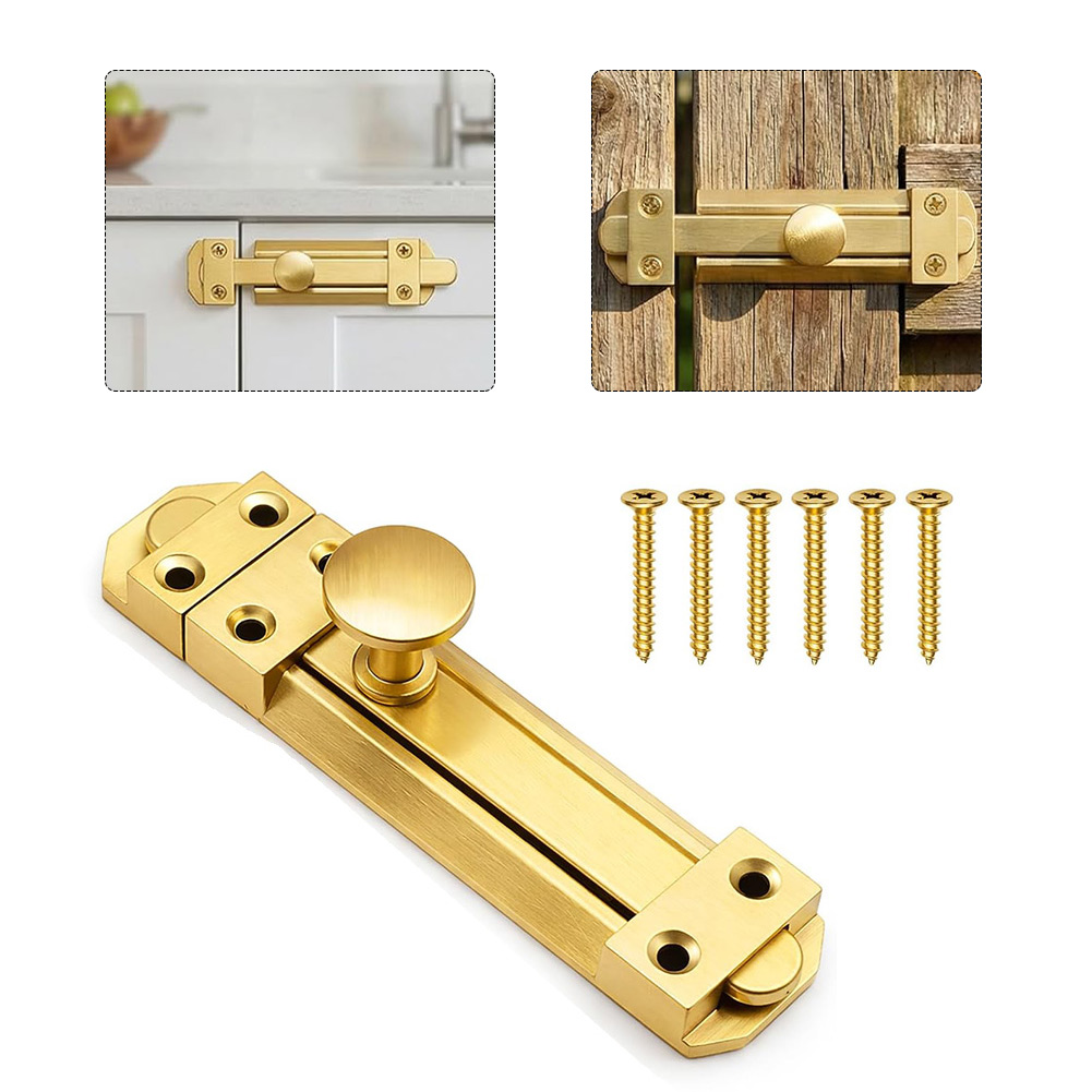 5 Inch Solid Brass Sliding Doo - Home Security For Doors review and price
