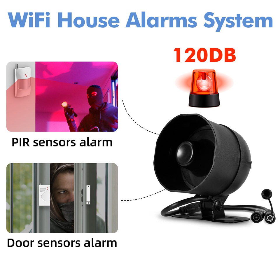 KERUI 120db Siren Alarm System - Home Security Technician review and price