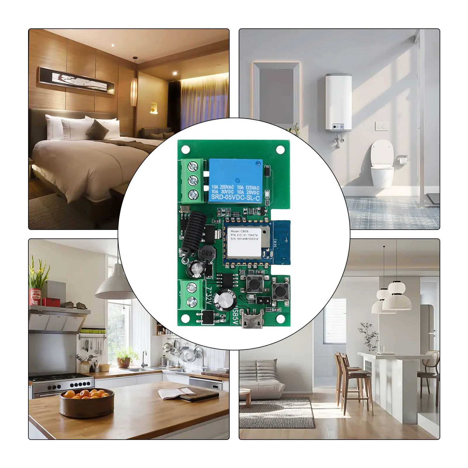 Wireless smart home switch wit - Home Security Lock System review and price