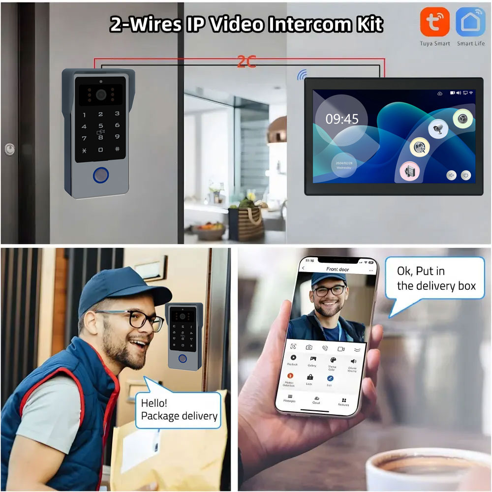 Tuya Wifi Smart Home Video Doo - Home Security Cameras Uk review and price