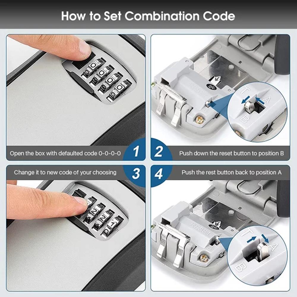 Wall-Mounted Key Storage Box P - Home Security Key Box review and price