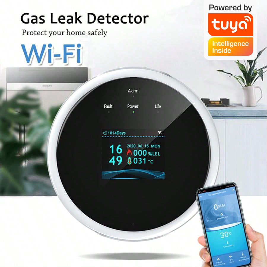 2.4G WiFi Gas Alarm Sensor Com - Home Security Monitoring review and price