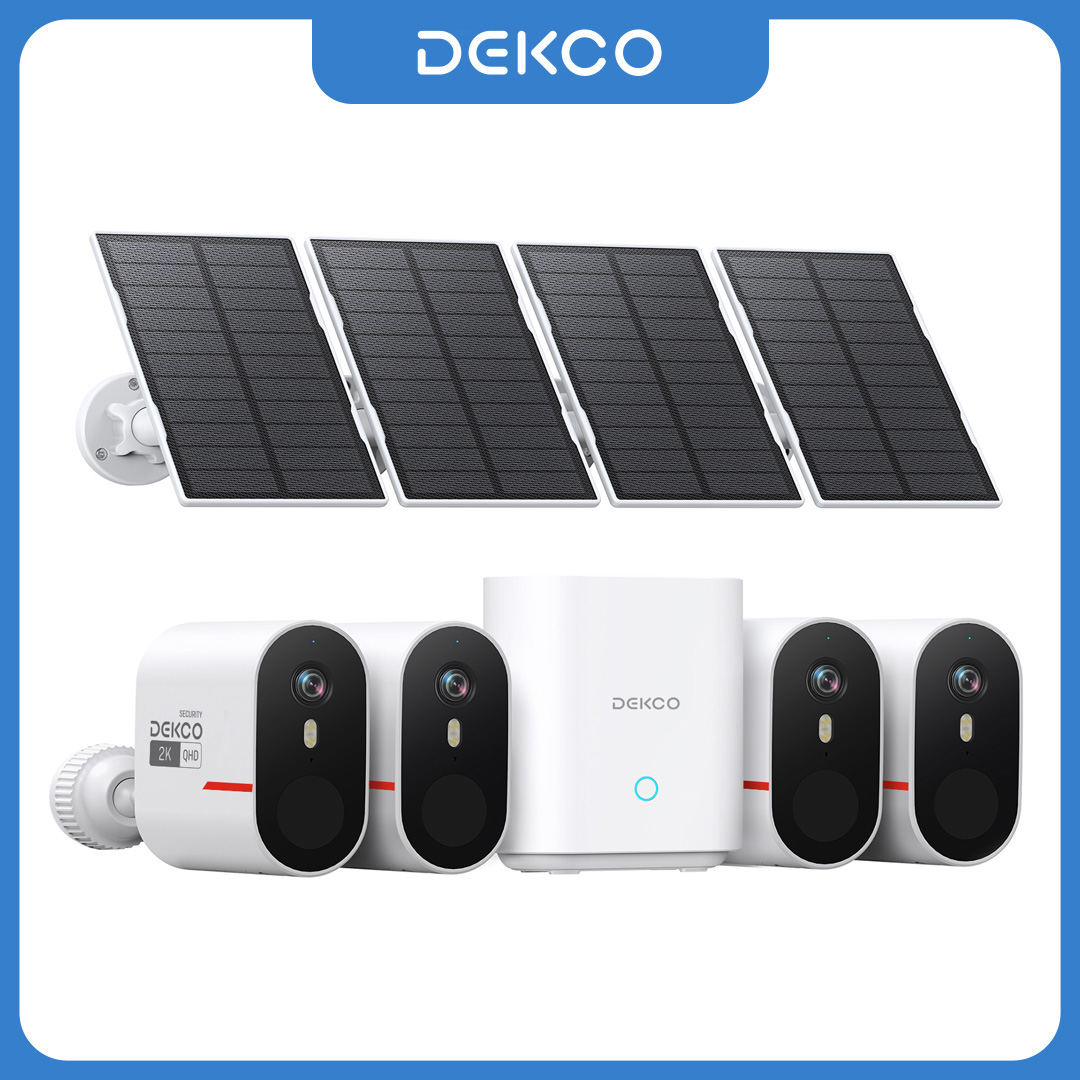 Dekco 3MP WiFi Solar Camera Sy - Home Security Cameras Wireless review and price