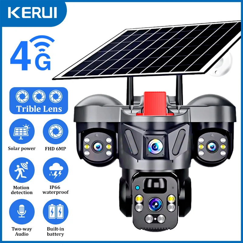 KERUI V380 Pro Outdoor PTZ 6MP - Home Security Monitoring System review and price