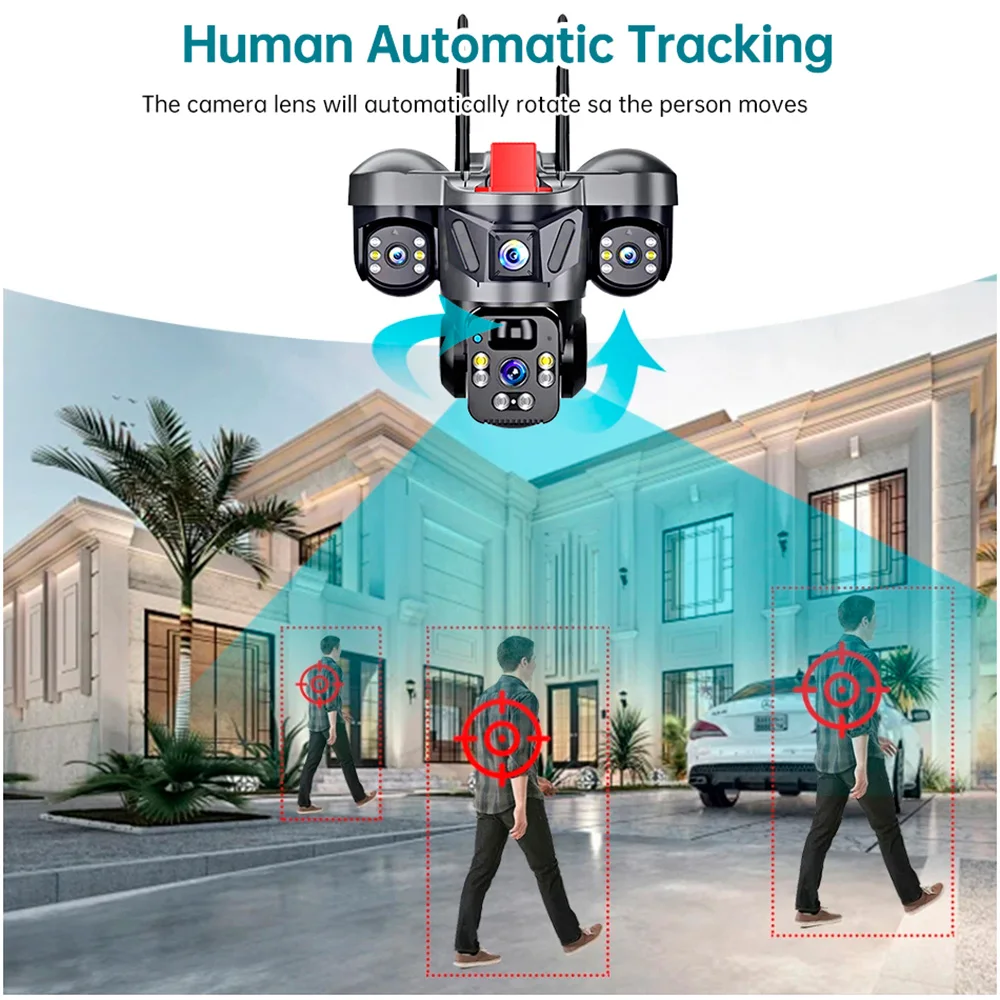 KERUI V380 Pro Outdoor PTZ 6MP - Home Security Monitoring System review and price
