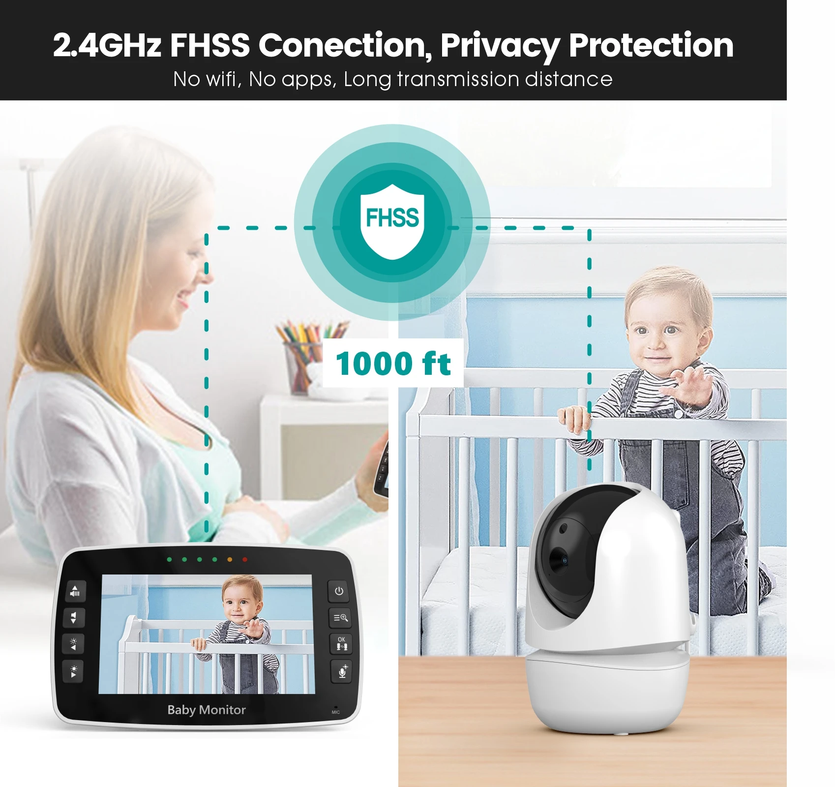 SM43A Baby Monitor Security Ni - Home Security Cameras Uk review and price