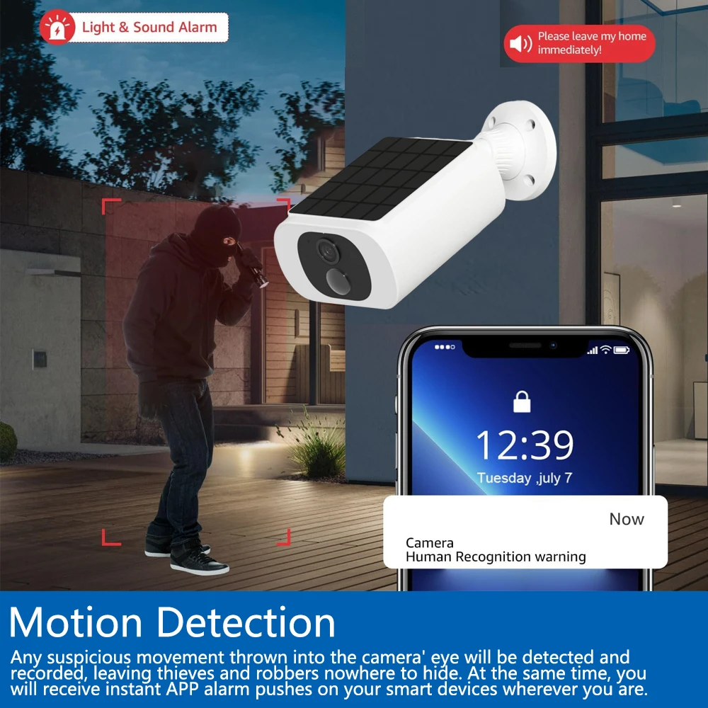 Tuya 5MP Solar Security Camera - Home Security Monitoring System review and price