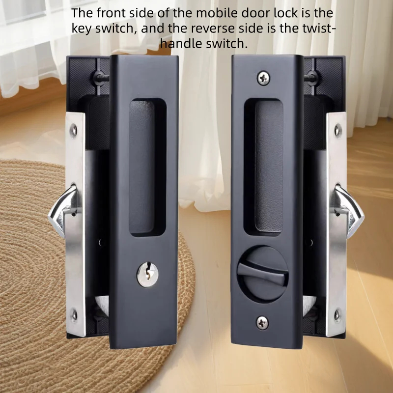 Heavy-Duty Black Sliding Door  - Home Security For Doors review and price