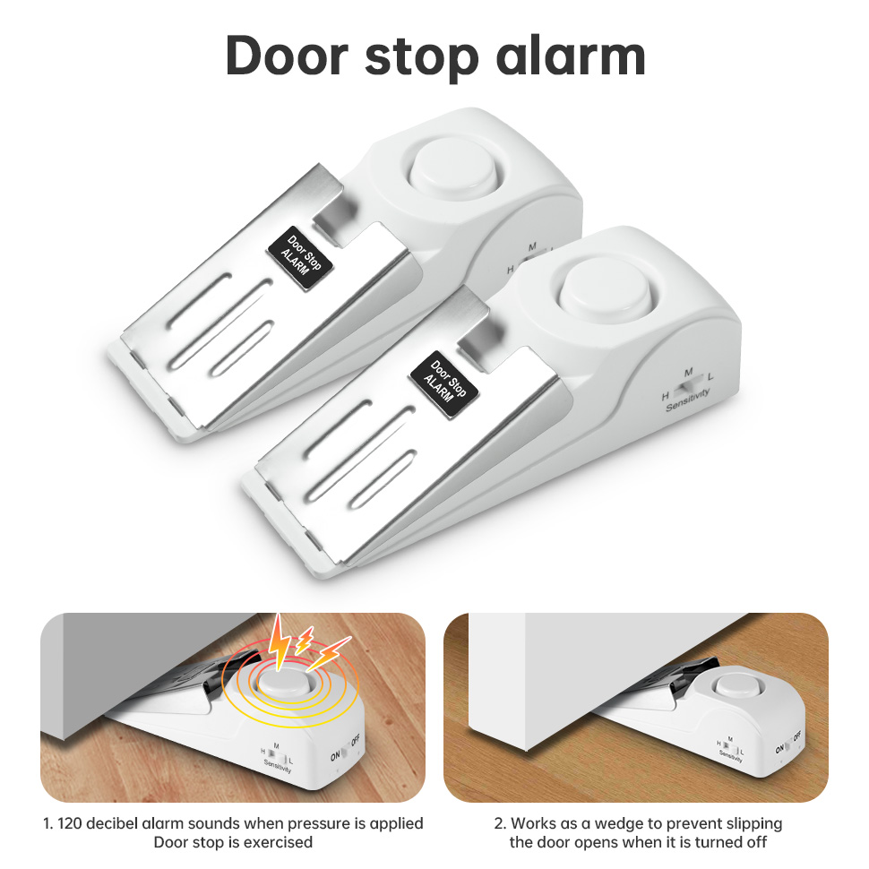 FUERS Wireless Door Stop Alarm - Home Security Lock System review and price