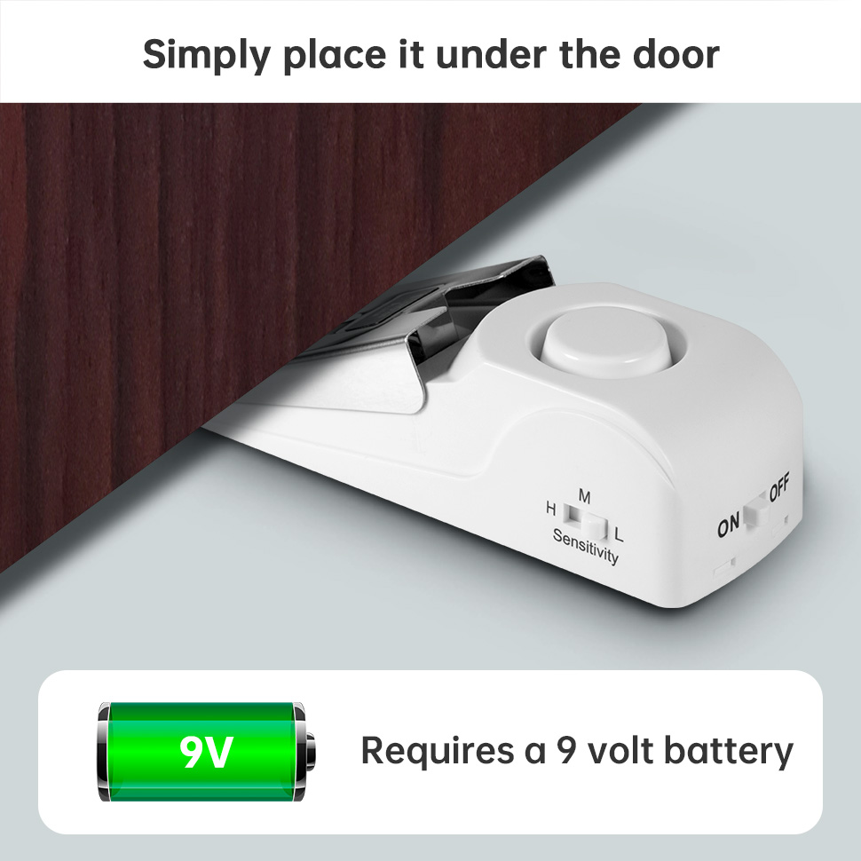 FUERS Wireless Door Stop Alarm - Home Security Lock System review and price