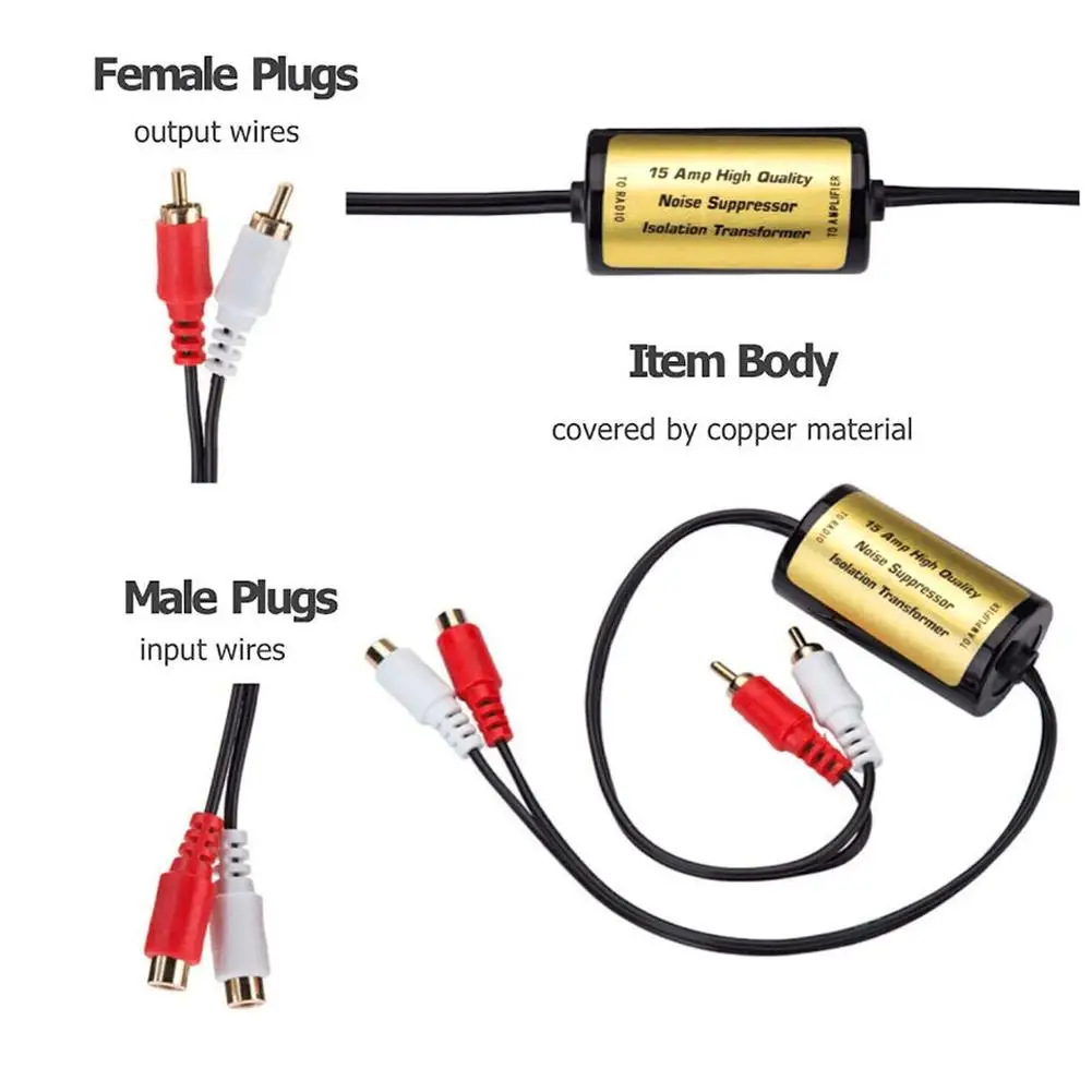 Audio Noise Filter Ground Loop - Home Security Fence review and price