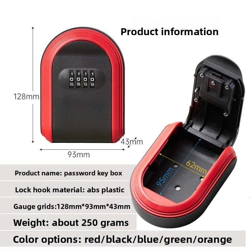 Plastic Key Box with Password  - Home Security Key Box review and price
