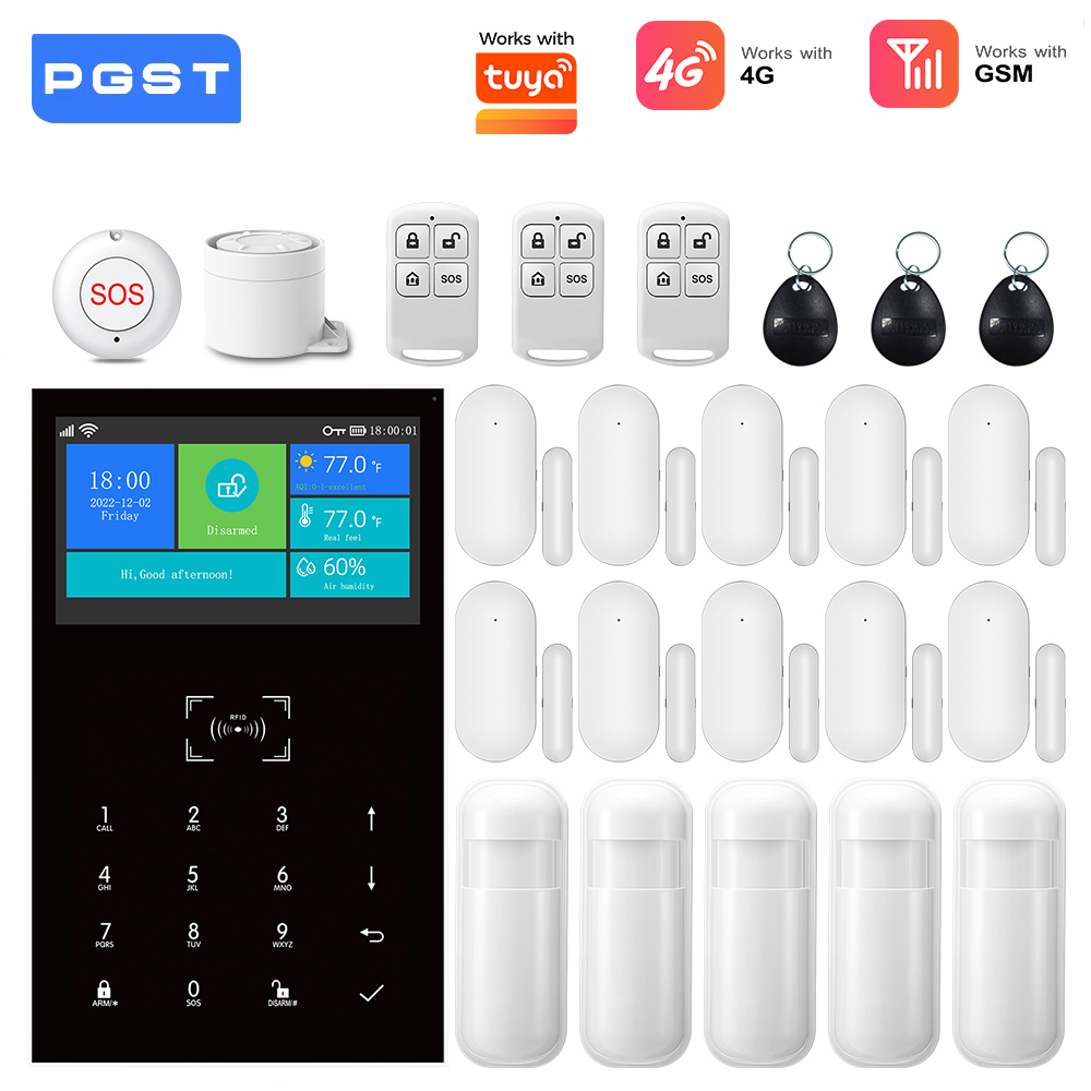 4G GSM WiFi Alarm System Work  - Home Security Technician review and price