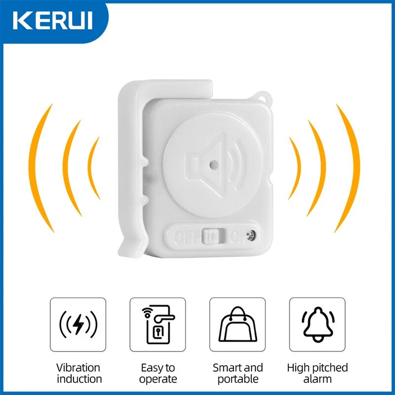 KERUI Wireless Vibration Alarm - Home Security For Doors review and price